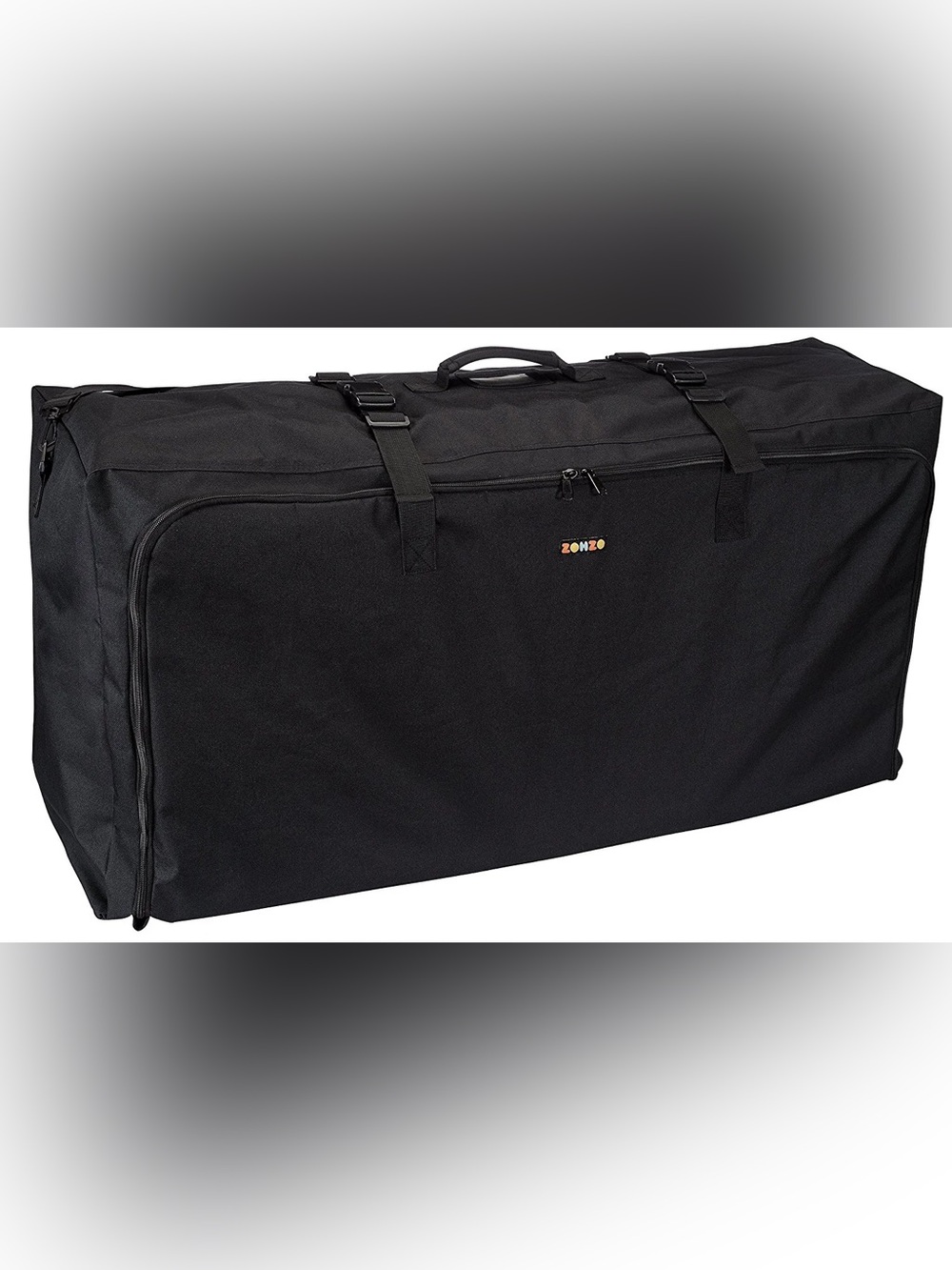 (NEW) Heavy Duty Extra Large Black Duffle Bag 41”  For Transporting Bulky Items